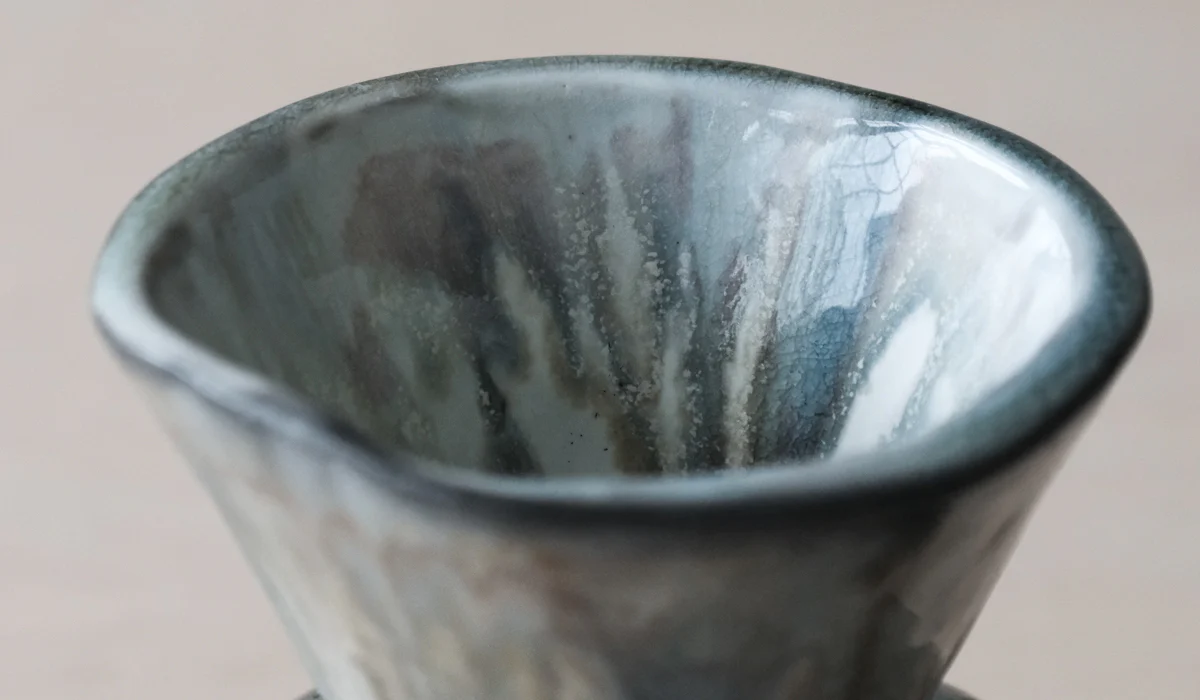 Mondays Soda Fired Bulge Vase No. 1 - Image 4