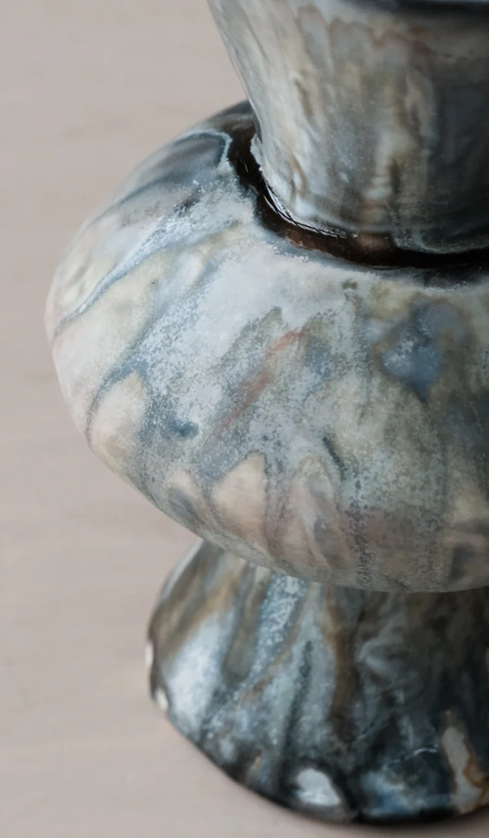 Mondays Soda Fired Bulge Vase No. 1 - Image 6