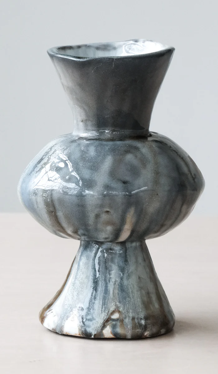 Mondays Soda Fired Bulge Vase No. 1 - Image 8