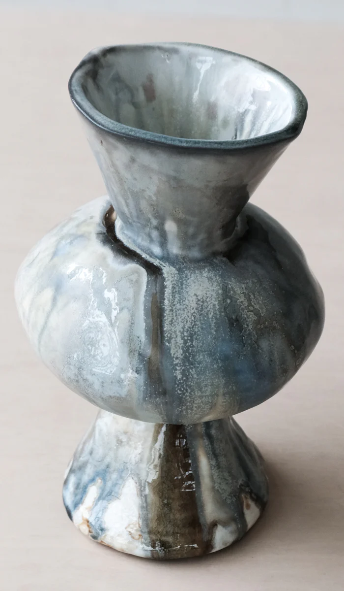 Mondays Soda Fired Bulge Vase No. 1 - Image 9