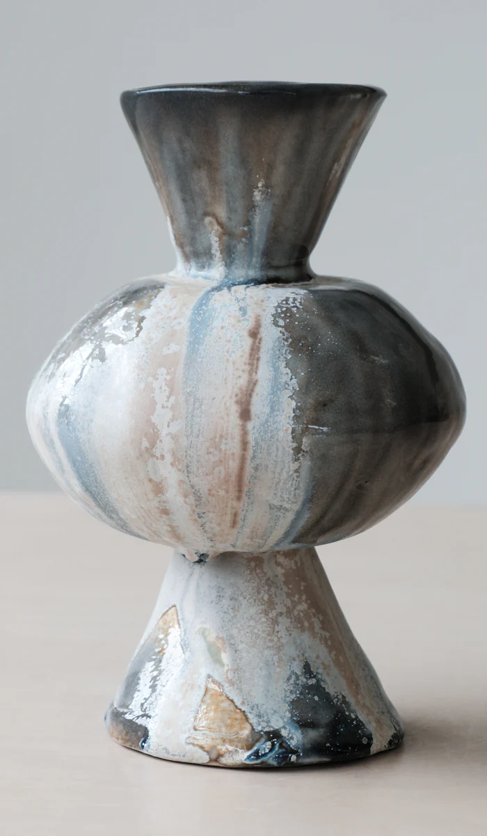 Mondays Soda Fired Bulge Vase No. 2