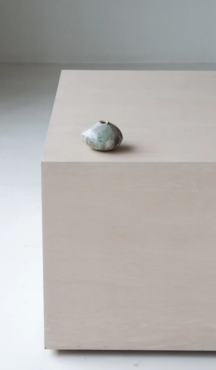 Mondays Soda Fired Mini Moon Vase No. 1 - Image 5