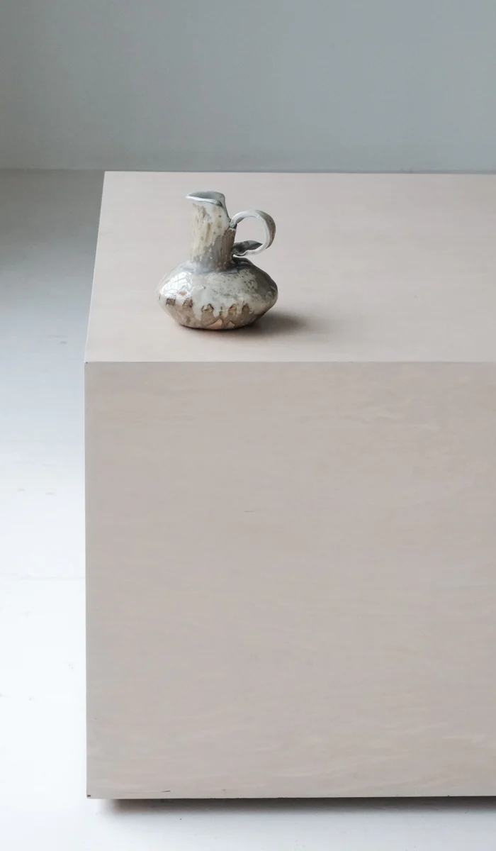 Mondays Soda Fired Pitcher Vase - Image 3