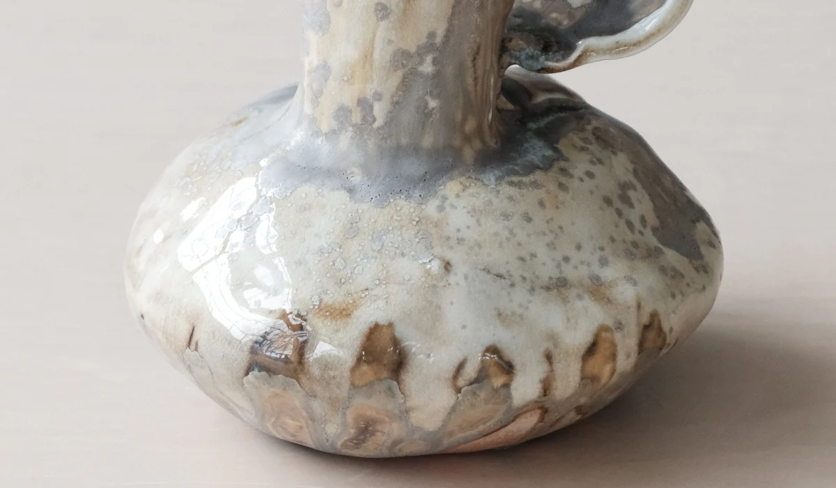 Mondays Soda Fired Pitcher Vase - Image 7