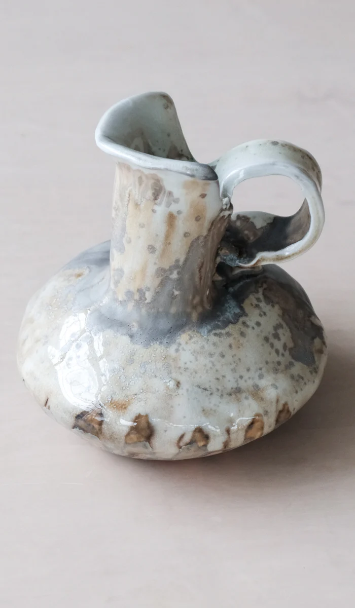 Mondays Soda Fired Pitcher Vase - Image 8