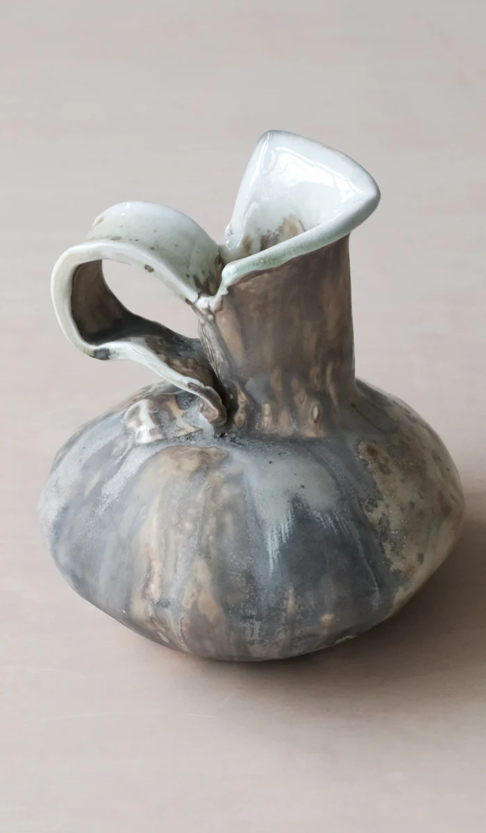 Mondays Soda Fired Pitcher Vase - Image 9