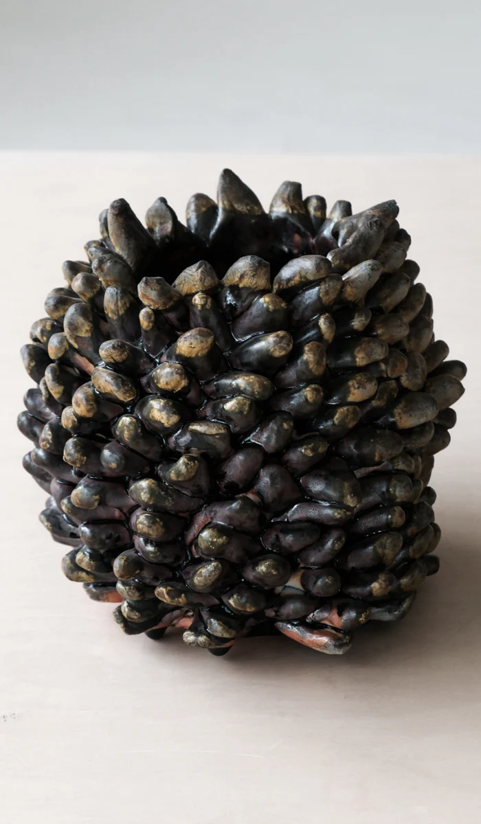 Mondays Wood Fired Porcelain Rasmus Bump Vase