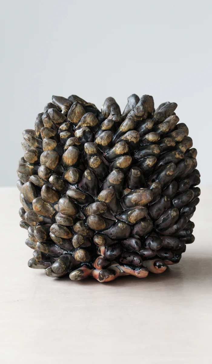 Mondays Wood Fired Porcelain Rasmus Bump Vase - Image 6