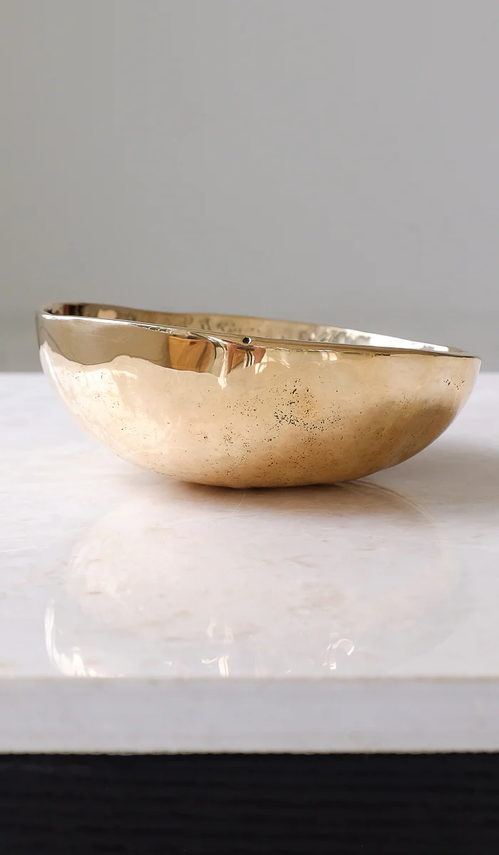 Nancy Pearce Large Cast Bronze Gourd Bowl - Image 11