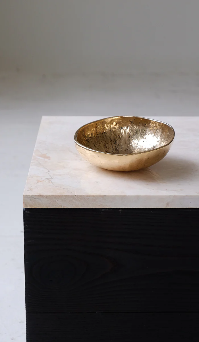 Nancy Pearce Large Cast Bronze Gourd Bowl - Image 5