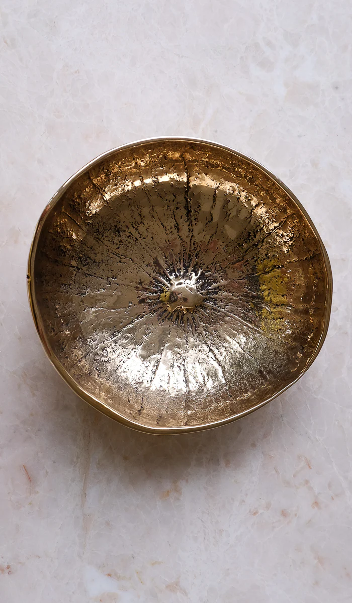 Nancy Pearce Large Cast Bronze Gourd Bowl - Image 9
