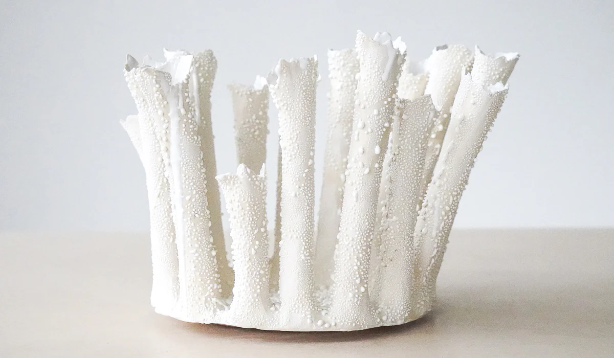 Nathalee Paolinelli Coral Crown Bowl No. 4 - Image 7