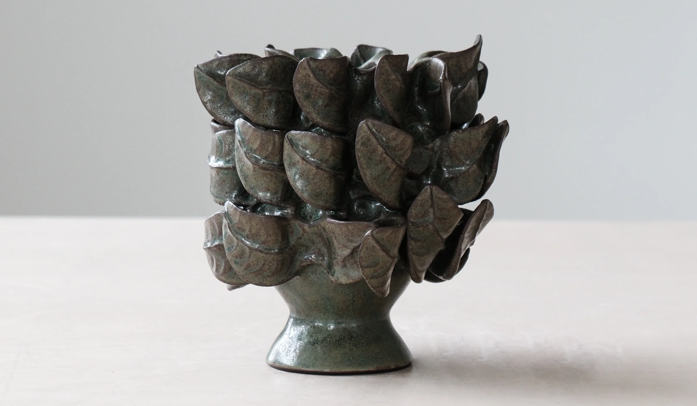 Paul S. Briggs Windflower Vase No. 5 - Image 2