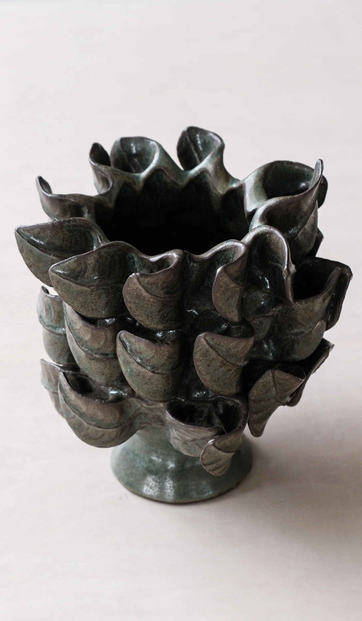 Paul S. Briggs Windflower Vase No. 5 - Image 9