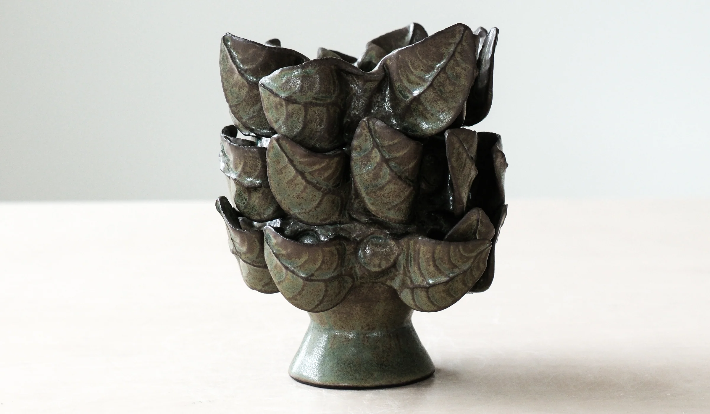 Paul S. Briggs Windflower Vase No. 7 - Image 2