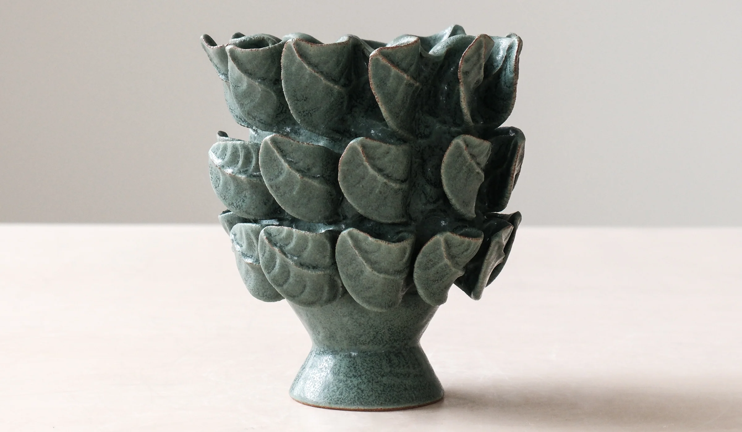 Paul S. Briggs Windflower Vase No. 9 - Image 2