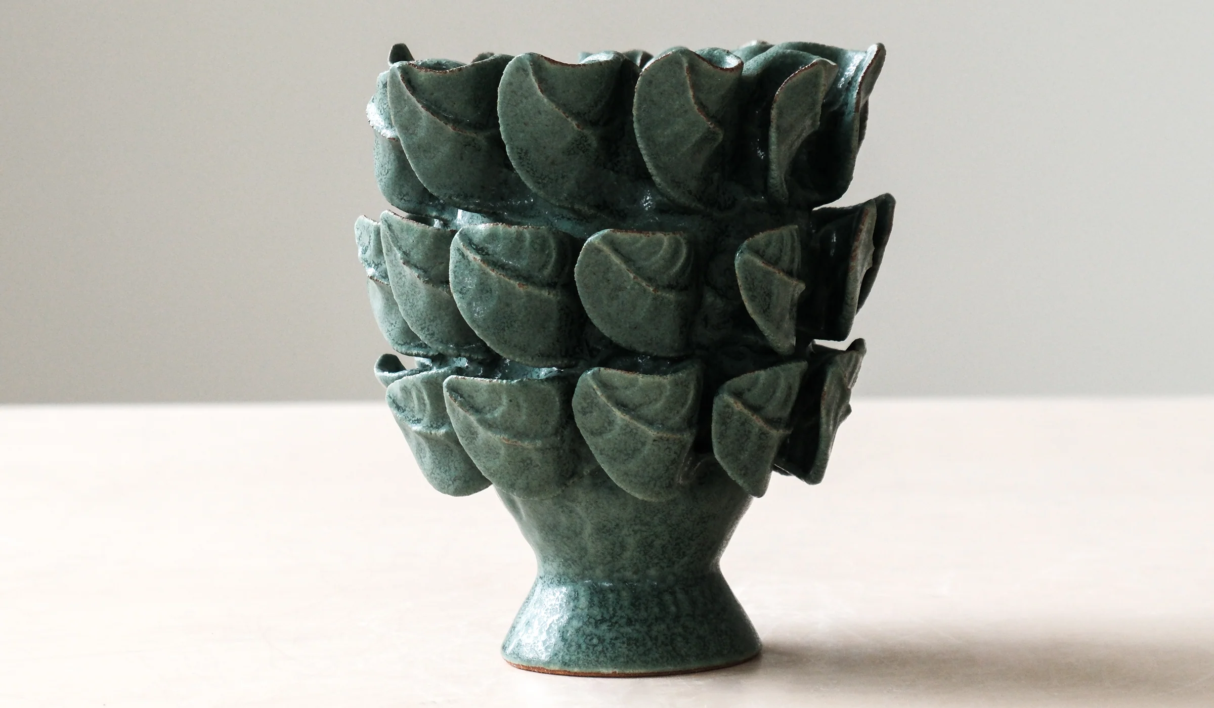 Paul S. Briggs Windflower Vase No. 9 - Image 4