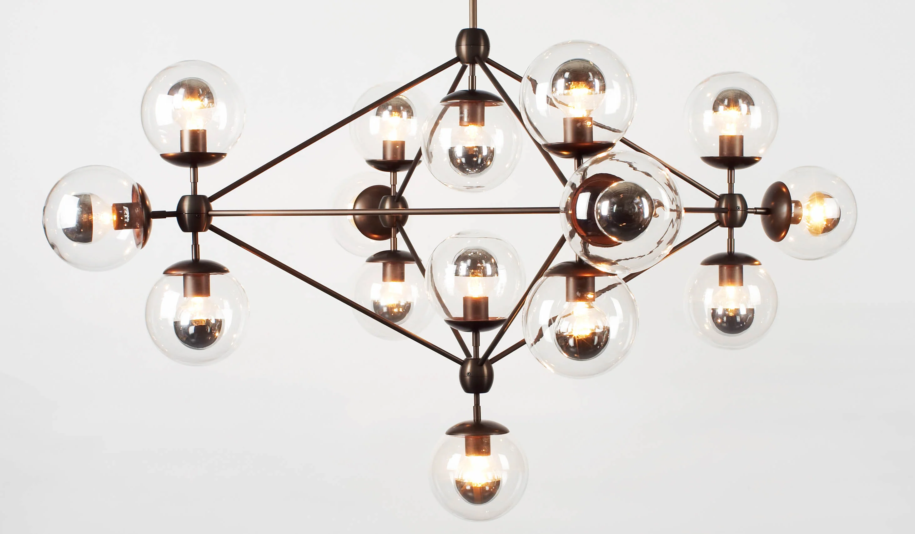 Roll & Hill Modo 15 Globe Chandelier - Image 4