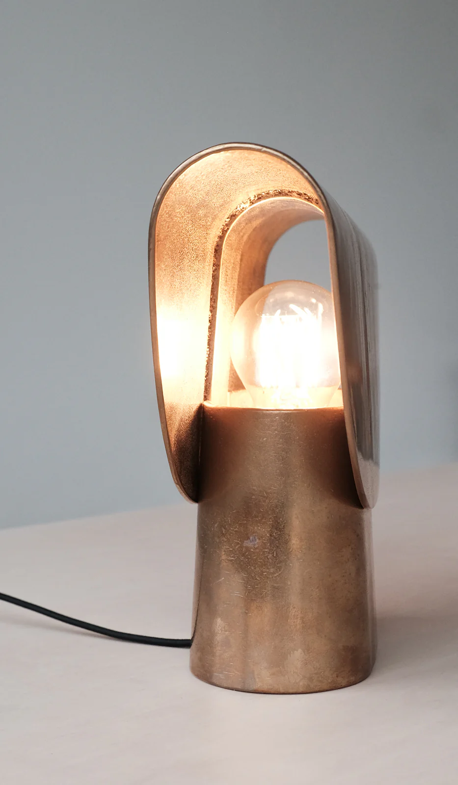 Studio Henry Wilson Polished Cast Brass Fold Table Lamp - Image 3