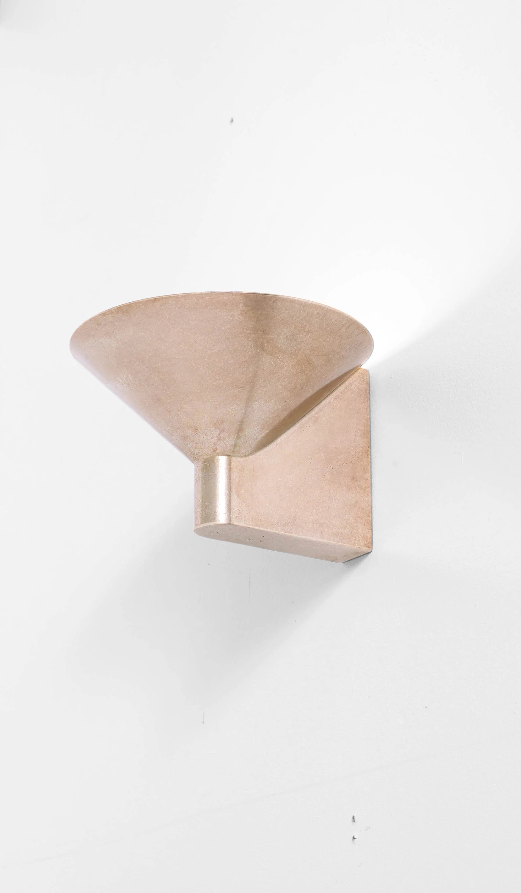 Studio Henry Wilson Polished Cast Bronze Conical Wall Light - Image 16
