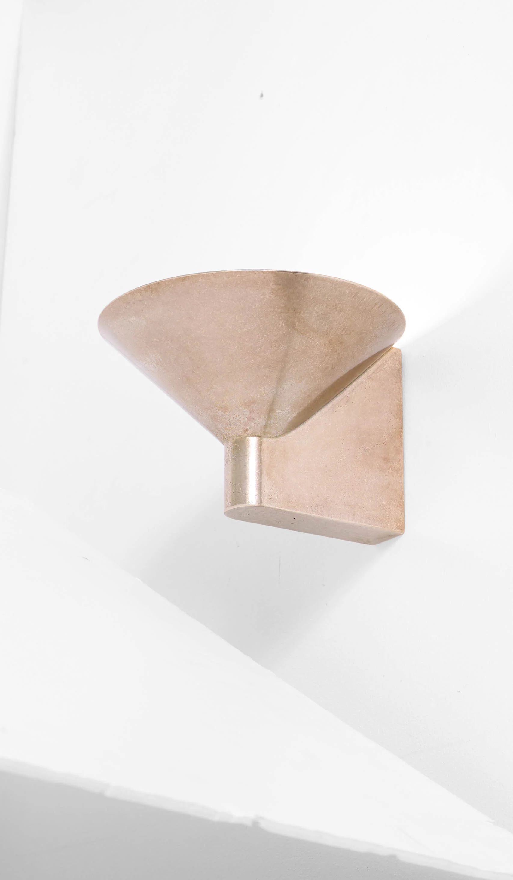 Studio Henry Wilson Polished Cast Bronze Conical Wall Light - Image 19