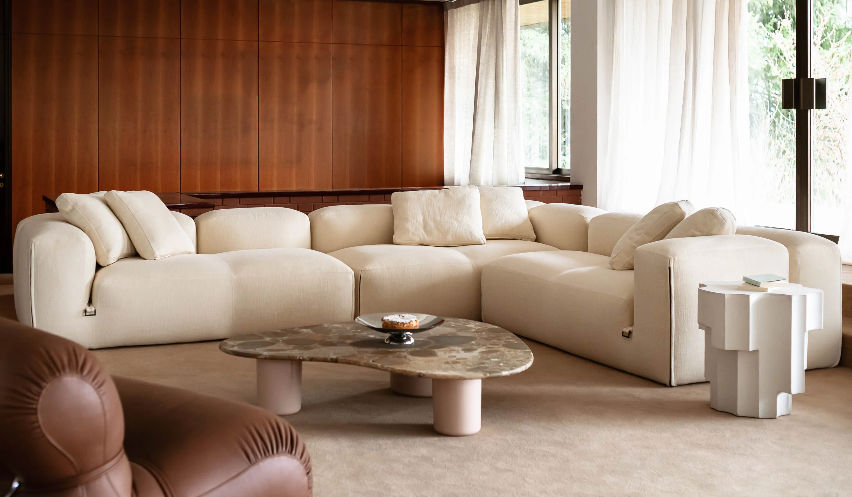 Tacchini 'Gian' & 'Pan' Table - Image 4